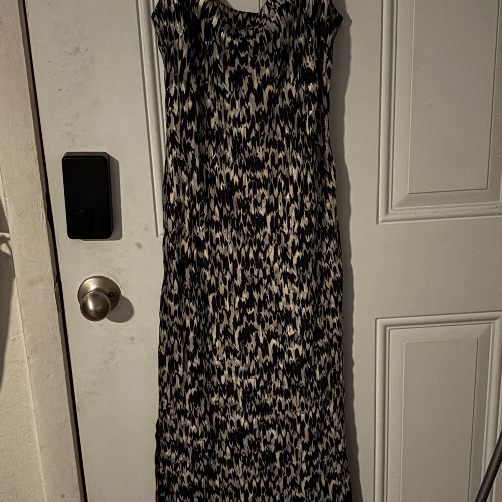 Express Black and White Maxi Dress